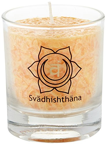 Palm Light Chakra Kerze, Orange