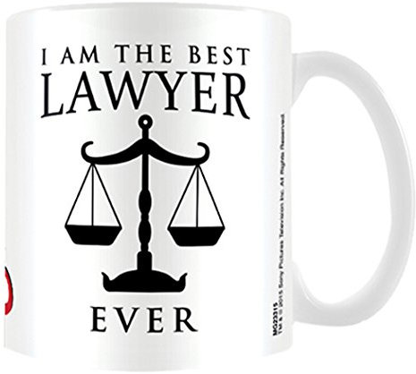 Pyramid International Better Call Saul-I Am The Best Lawyer Ever Keramikbecher, Keramik, Mehrfarbig, 8.5 x 12 x 10.5 cm