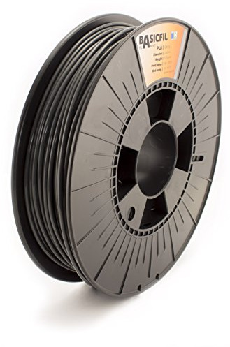 BASICFIL PLA (3D Drucker Filament), 2.85mm, 500g, Grau (Grey)