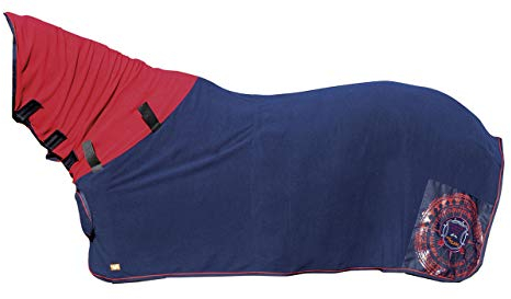 HKM PRO Abschwitzdecke mit Halsteil-Hickstead- (145, dunkelblau)