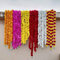 Buycrafty Künstliche Ringelblumen-Girlande, 152 cm lang, für Partys, Feiern, indische Hochzeiten, indische Anlässe, Dekorationen, Haus Weihnachten, 5 Stück