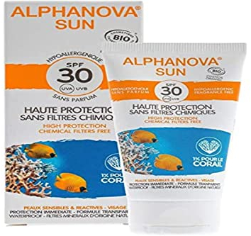 Alphanova Sun SPF30 Sonnencreme bei Sonnenallergie und wasserdicht