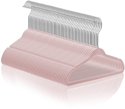 Casafield - 50 perchas en terciopelo para bebé, tamaño de 28 cm, para ropa de bebé y niño pequeño