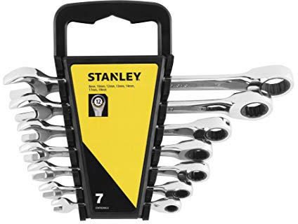 STANLEY STMT82846-0 - Juego de 7 llaves de trinquete