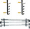 Pmsanzay Designs 5-Club Golf Club Wall Display Rack, Horizontal Golf Club Wall Mount Bracket, Golf Club Organizers Golf Club Display Shelf Golf Club Putter Stand for Men & Women - No Golf Clubs