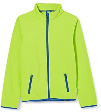 Playshoes Giacca in pile, Piano da esterno Unisex - Bambini e ragazzi, verde, 164
