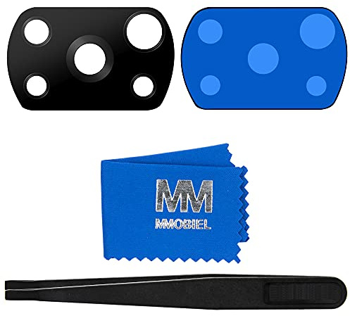 MMOBIEL Back Rück Kamera Glas Linse Ersatz Kompatibel mit Xiaomi Poco X3-6.67 inch - 2020 - Hinten Rückseite Camera Scheibe - Inkl. Kleber, Pinzette und Tuch