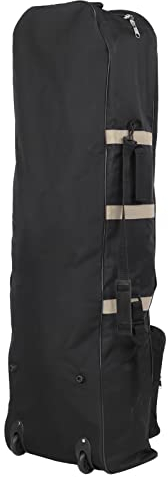 Golf-Reisetasche mit Rollen, 52,0 x 9,4 x 15,0 Zoll Faltbare 600D Oxford Golf Aviation Bag Club Case Aufbewahrungstasche Faltbare Golfschläger Reiseschutzhüllen mit Reißverschluss