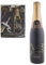 PARTY DISCOUNT NEU Aufblasbare Champagner- / Sektflasche, Gold-Schwarz, Länge 75cm