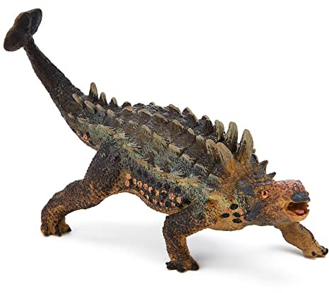 Zappi Co Childrens Ankylosaurus Dinosaur Figure Toy (15cm Length) Realistic Detailed Dino Collection for Kids - Action Figures for Playtime Fun & Learning