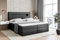 ALTDECOR Boxspringbett mit Matratze und Lattenrost, LED Boxbett, Topper, Polsterbett mit Bettkasten, Bett mit Stauraum H4-Matratze, Doppelbett, Springboxbett - ORGOL2-200x200 - Schwarz Kunstleder