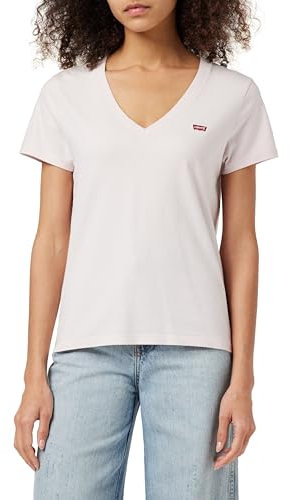 Levi's Perfect V-neck, T-shirt Donna, Mauve Chalk, XXS
