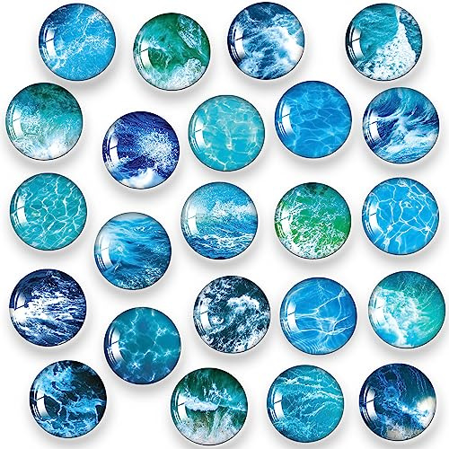 MORCART 30Pcs Refrigerator Magnets Fridge Magnets, Ocean Fridge Decoration Sticker, Magnets for Kitchen Fridge, Locker Whiteboard, Office, Dishwasher