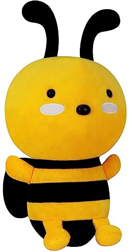 atenbeo 45cm Biene Kuscheltier, Kuscheltier Biene Plüschtier Biene Stofftier Kawaii Plush Cute Plushies Bienen Deko für Frauen Männer Kinder Erwachsene Mädchen Jungen Weihnachten Geburtstag