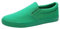 Jamron Hombre Color Sólido Slip On Zapatos de Lona Zapatillas Casual Sneakers Plimsolls Verde SN0706142 EU42