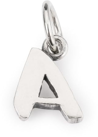 Trollbeads Buchstaben Anhänger für Armband Kette Schlüsselanhänger Geschenkidee Sterlingsilber (A)