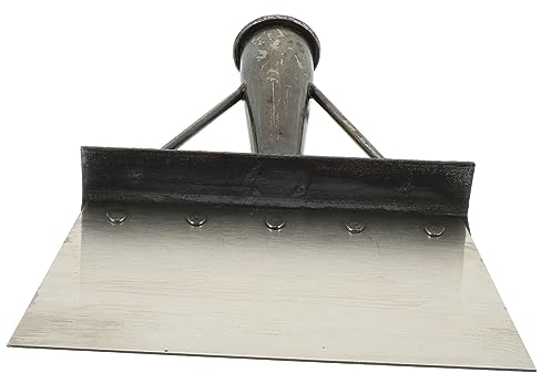NOLITOY Pala para Limpiar Estiércol Pala De Limpieza Raspador De Estiércol De Aves De Corral Pala De Jardineria Pala Limpiadora De Estiércol Pala Plana De Jardín Recogedor De Acero