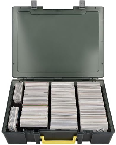 2200+ Karten Aufbewahrungsbox für Trading Cards, Deck Boxen mit Trennwänden für Cards Against Humanity C.A.H/für Magic The Gathering MTG/für TCG YuGiOh Sports Card & Expansions - Nein Sammelkarten