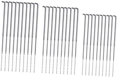 STOBOK 30 Piezas Aguja De Bordar Herramientas De Bordado Suministros De Fieltro Artesanal Agujas De Tejer Fieltro De Aguja Plana Aguja De Fieltro Aguja De Coser
