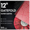 Gatefold Vinyl Outer Sleeves: 12-inch LP Outer Sleeve for Vinyl Records, Crystal Clear 3mil, Pack of 50