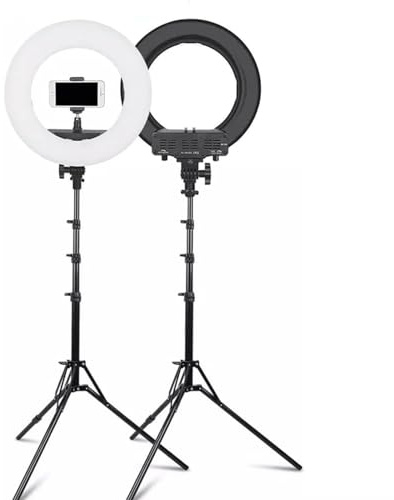 Handy Halter Make-up-Licht Selfie Ringlampe 14 Zoll Ringlampen LED-Ringlicht mit Ständer Telefonhalter für Videofoto Handy Ständer Verstellbare