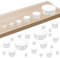 180 Pcs White Screw Caps, Screw Covers White, Plastic Hole Plug Set, Wall Hole Cover, In Locking Caps In Assorted Sizes for Wardrobes, Kitchens, Walls And Floors