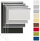 Rettika® Verdunkelungsrollo ohne Bohren, für Fenster, Breite 150 cm, Höhe 150 cm, Flachs Farbe, Klemmfix Montage, Jalousien Fenster, Fenster rollos für innen, Klemmrollo