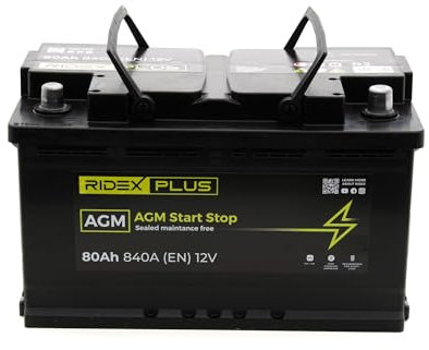 RIDEX PLUS Batterie 80, Ah 840, A/EN 1S0013P L 315mm B 174mm H 189mm
