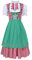 MNSWR Halloween-Maske Superhelden-Masken Cosplay-Kostüme Damen Halloween Oktoberfest Kleid Body Sculpting Bühnenkostüm Kostüm Bowsette-Cosplay-Kostüm (Green, XXXL)