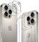 GEEMEE für iPhone 16 Pro Max Hinten für Panzerglas Schutzfolie +Kamera Schutzfolie,2 Stück +2 Stück 9H Filmhärte Gehärtetem Schutzglas Hohe Empfindlichkeit Displayschutzfolie