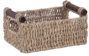 Canasta De Huevos Bandeja De Mimbre Cestas Tejidas Cesta Para Huevos Cesta Para Artículos Diversos Cestas Para Juguetes Cesta Para Servir Pan Hueveras Huevera(24 * 17 * 11.5cm)