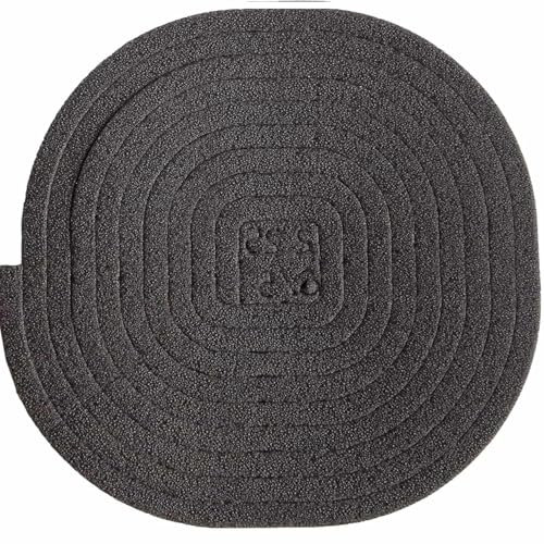 CHEFZOCO Cinta Selladora de Espuma, Cinta adhesiva de espuma, Junta de Placa Vitrocerámica, Cinta de Espuma Adhesiva para Todo Tipo de Placas vitrocerámicas, 220 cm largo x 0.5 cm ancho, Adhesivo