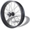 HZXQCVB 20x4.0 Hinterrad Für Fatbikes 24/26 Zoll Snow Bike/Beach Bike Hinterrad 36x14G Speichen Scheibenbremse Schnellspanner 195mm 36H Hinterradnabe Hintere Felge Für 7-10 Gang Rotary(Black,20in)
