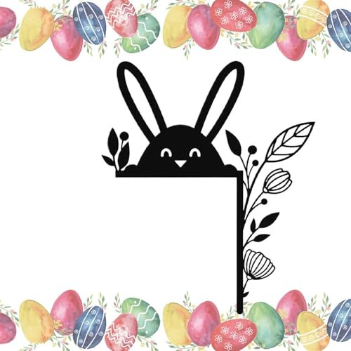 xowwyue Türrahmen Deko Ostern Türdekoration Aus Ostersdeko Ostern Türecke Dekoration Tür Eckschild Dekoration Für Garten, Zuhause, Außen- Und Innendekoration