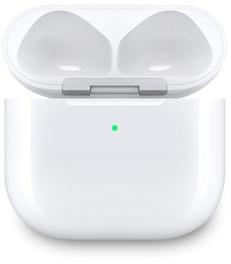 Wireless Charging Case Replacement Compatible with AirPods 4th Charge, for Air Pods 4th Generation Charger Case Replacement with Motion Sensor, Double-Tap to Pairing