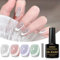 INPING Vernis Semi Permanent Magnétique, 4 Couleurs Blanc Argenté Rose Violet Vert Holographique Pailleté Cat Eye Gel Nail Polish, Soak Off UV LED Gel Vernis à Ongles Pour Manucure DIY Home, 8 ML