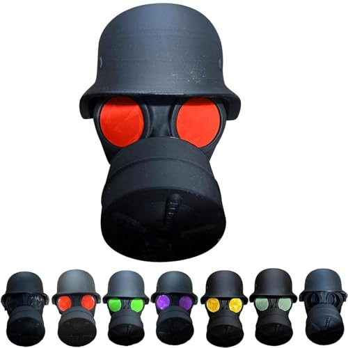 Generisch Deckkappe Für Die Anhängerkupplung,Fun Gasmaske Helm Anhängerkupplung Schild, Anhängerkupplung Schild für Anhängerkupplung Auto trimmen,Kunststoff Abdeckung Anhängerkupplung