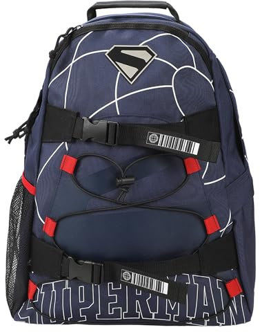 Rucksack mit Superman-Logo, 44,5 cm, Blau