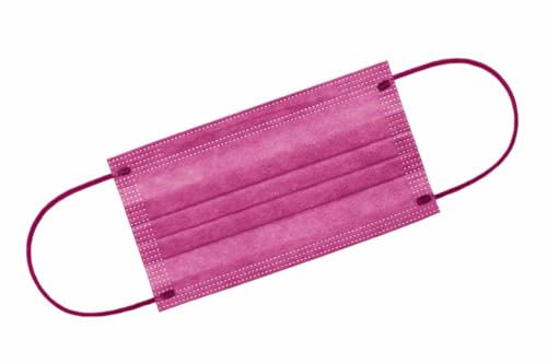 Generico mascherina chirugica ROSA fucsia 3 veli dmpi 50 pezzi