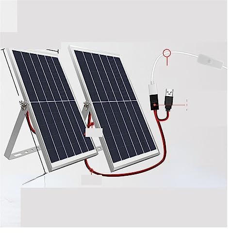 Solarwasserpumpe mit großem Durchfluss, Aquarium-Fischpumpe, Steingarten-Wasserfall-Brunnen, tauchfähig, Hydrokultur, Wasserkreislauf, Poolpumpe, Filter,Umweltfreundlich(USB5V20W Solar Plate)