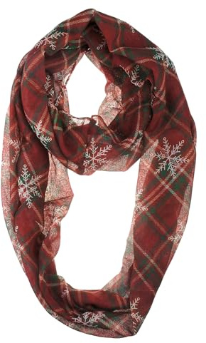 MAOSHYMS Loop Schal für Weihnachten, Rundschal Halstücher für Damen, Schlauchschal, Weihnachtsschal, Infinity Schal für Frauen Mädchen Herbst Winter Weihnachten Advent