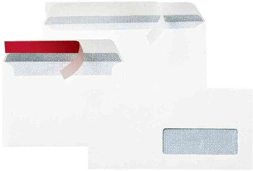 GPV 2855 Briefumschläge, DL, 110 x 220 mm, weiß, mit Fenster