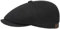 Stetson Hatteras Noir Schirmmütze Damen/Herren - Flatcap mit Wolle und Kaschmir - Wollmütze Herbst/Winter - Ballonmütze mit Flanelfutter - Flat Cap schwarz 58 cm