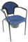 Russka Toilettenstuhl Standard modern, blau