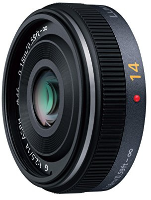 Panasonic LUMIX G 14mm/F2.5 ASPH. Pancake Lens | H-H014 - International Version (No Warranty)