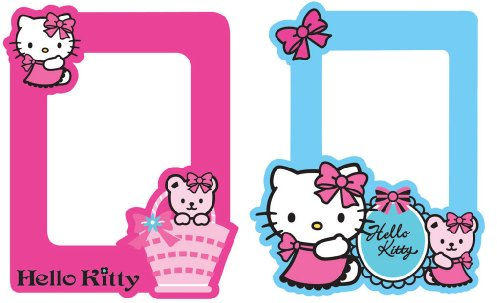 Deco Fun Hello Kitty - Foam Wall Frame Rosa, Cartoon, Vertikal