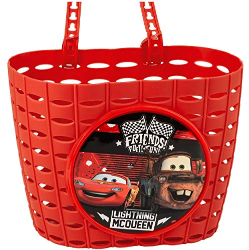 alles-meine.de GmbH Fahrradkorb/Korb - Cars Lightning McQueen mit Befestigung den Lenker vorn - Fahrrad Car Auto Mc Queen Autos Jungen - auch für Roller und Dreiräder/Kinderf..