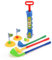 Kids Golf Club Set Garden Plastic Toy Cart Caddy Balls Bag Summer Beach Outdoor
