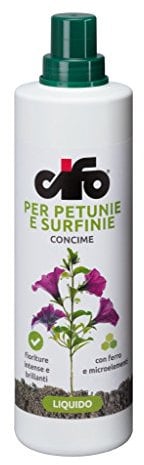 CIFO concime per petunie e surfinie 1000ml, fioriture intense e brillanti, con ferro e microelementi