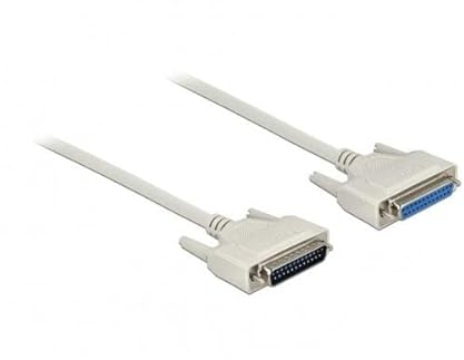 Delock Serielles Kabel D-Sub 25 Stecker zu Buchse 0,5 m